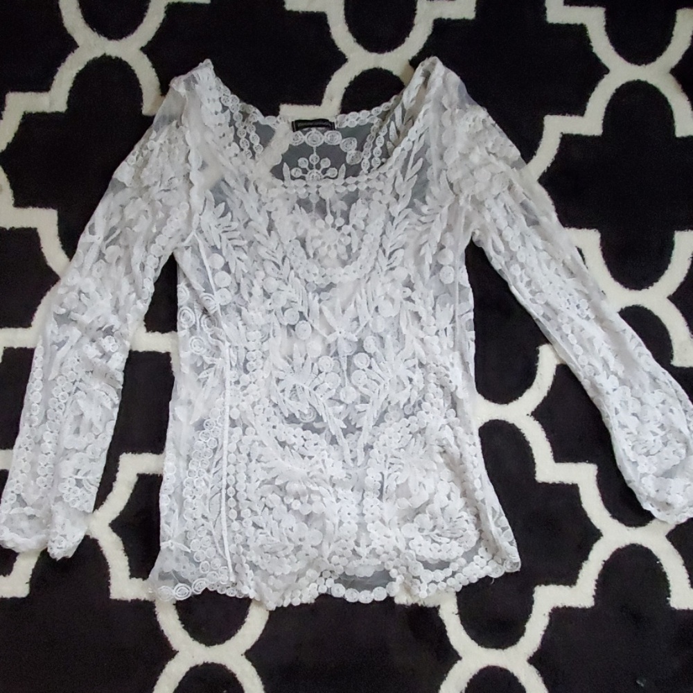 Long Sleeve Lace Top